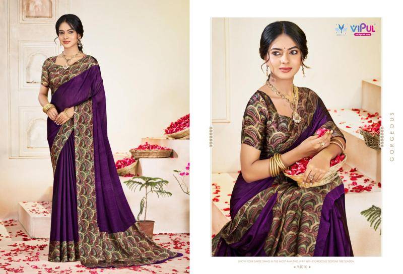 Vipul juliet chiffon vol-26  Wholesale sarees in Surat